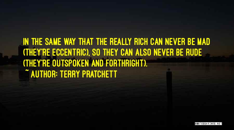 Forthright Quotes By Terry Pratchett