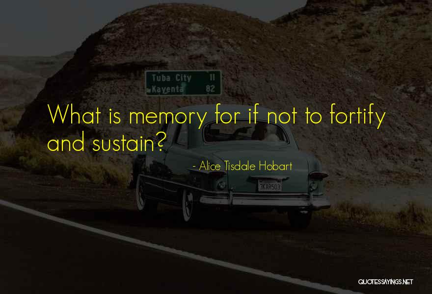 Fortify Quotes By Alice Tisdale Hobart Fortify Quotes By Alice Tisdale Hobart