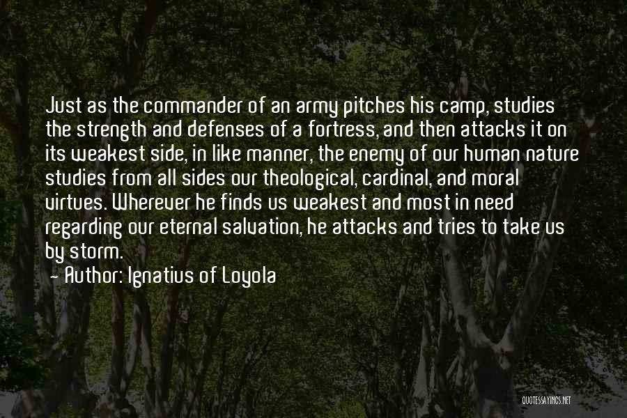 Fortress Quotes By Ignatius Of Loyola