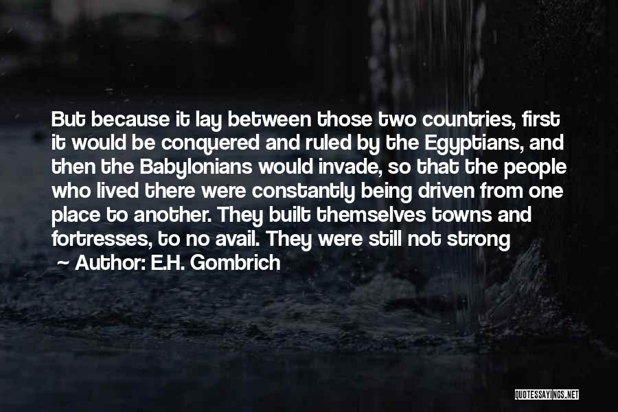 Fortresses Quotes By E.H. Gombrich