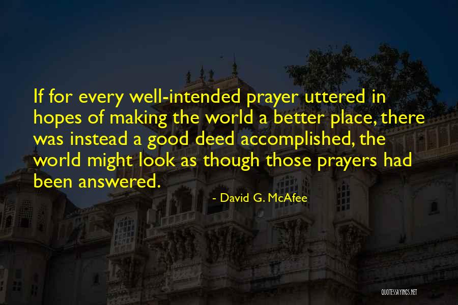 Fortuite En Quotes By David G. McAfee Fortuite En Quotes By David G. McAfee