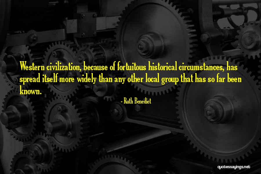 Fortuitous Circumstances Quotes By Ruth Benedict Fortuitous Circumstances Quotes By Ruth Benedict