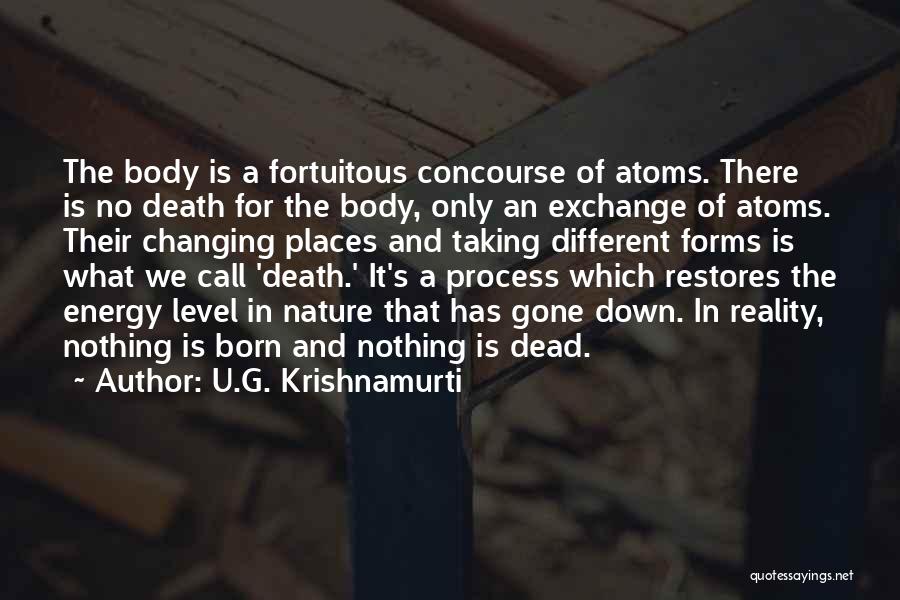 Fortuitous Quotes By U.G. Krishnamurti