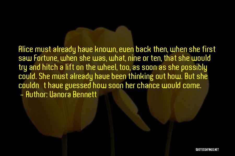 Fortuna Quotes By Vanora Bennett