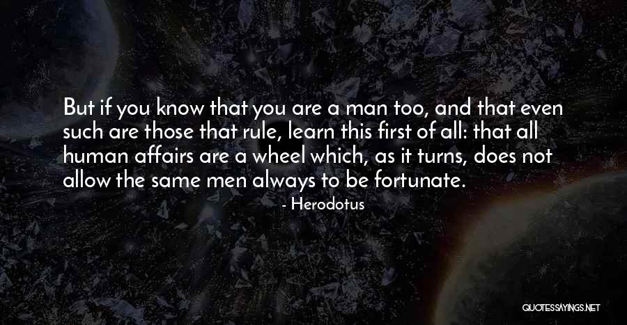 Fortunate Are Those Quotes By Herodotus