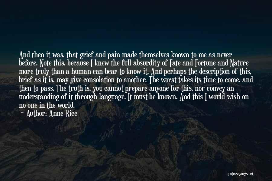 Fortune And Fate Quotes By Anne Rice