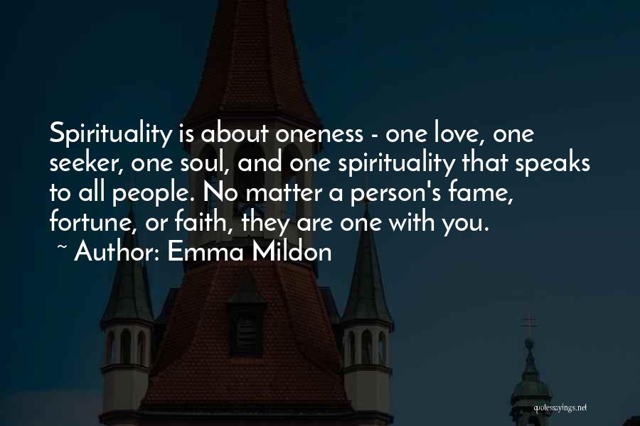 Fortune And Love Quotes By Emma Mildon