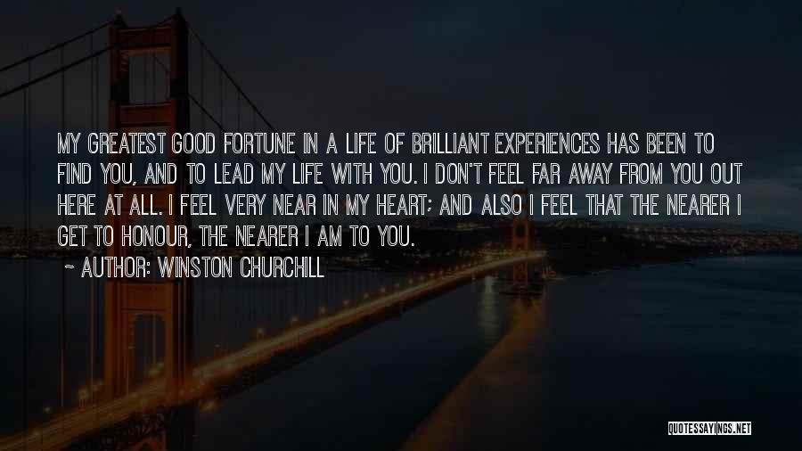 Fortune And Love Quotes By Winston Churchill