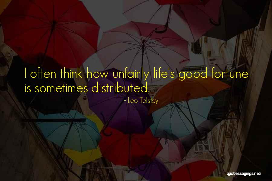 Fortune Quotes By Leo Tolstoy