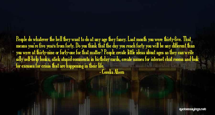 Forty Five Birthday Quotes By Cecelia Ahern Forty Five Birthday Quotes By Cecelia Ahern