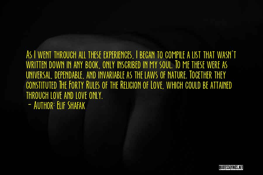 Forty Rules Love Quotes By Elif Shafak