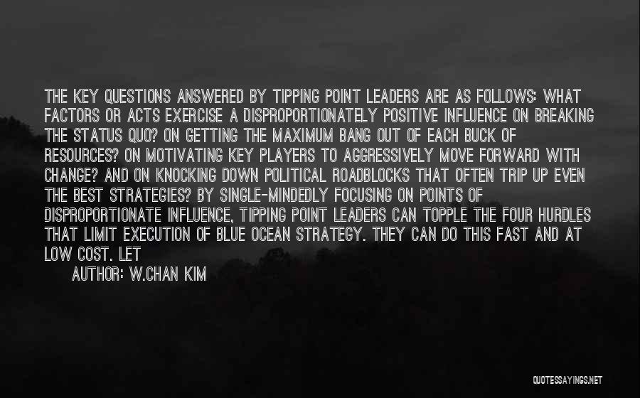 Forward Points Quotes By W.Chan Kim