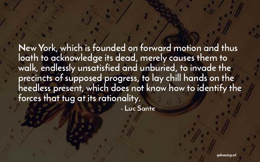 Forward Progress Quotes By Luc Sante