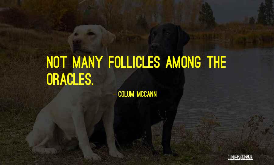 Foshay High School Quotes By Colum McCann