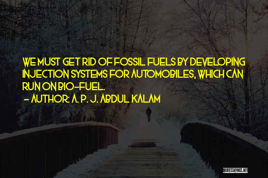 Fossil Fuels Quotes By A. P. J. Abdul Kalam