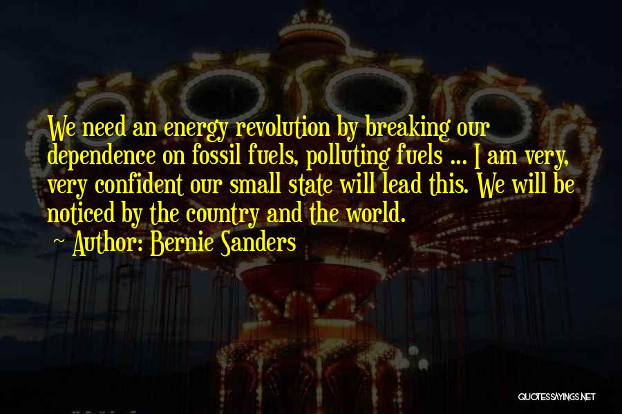 Fossil Fuels Quotes By Bernie Sanders