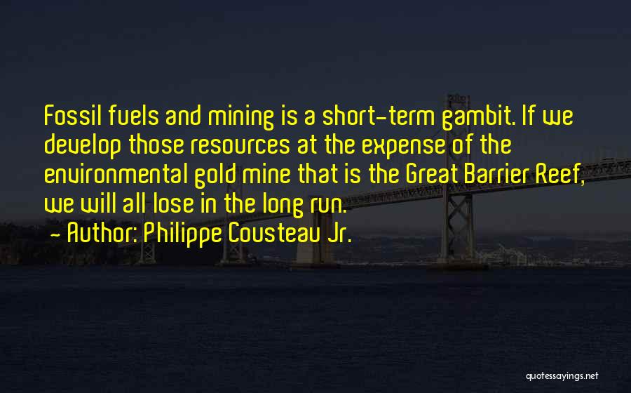 Fossil Fuels Quotes By Philippe Cousteau Jr.