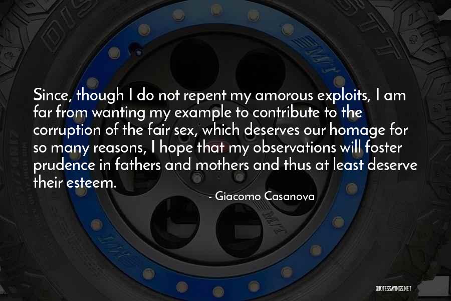 Foster Fathers Quotes By Giacomo Casanova