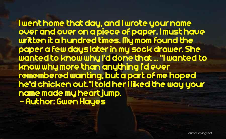 Foster Mom Quotes By Gwen Hayes