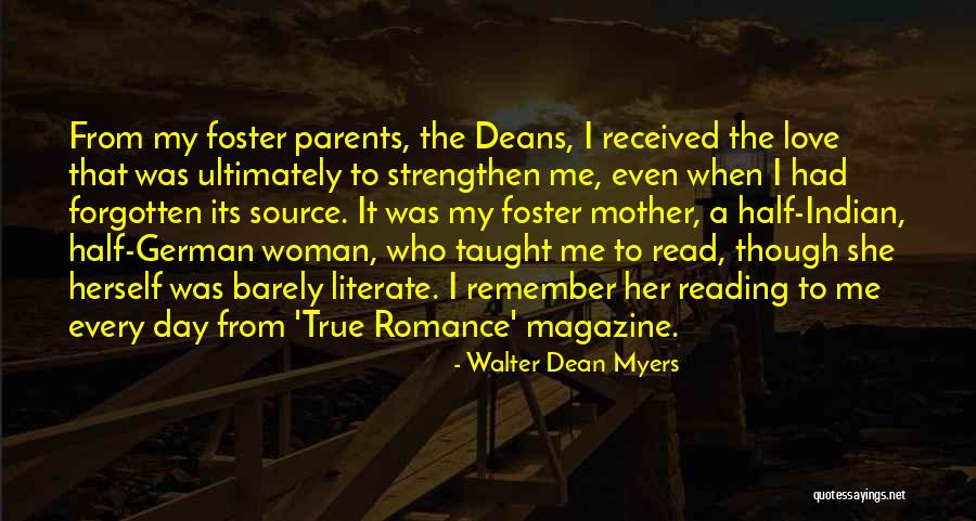 Foster Mother Quotes By Walter Dean Myers Foster Mother Quotes By Walter Dean Myers