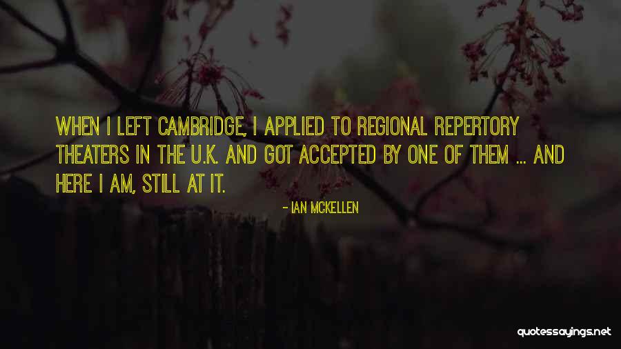 Fosterers Quotes By Ian McKellen Fosterers Quotes By Ian McKellen