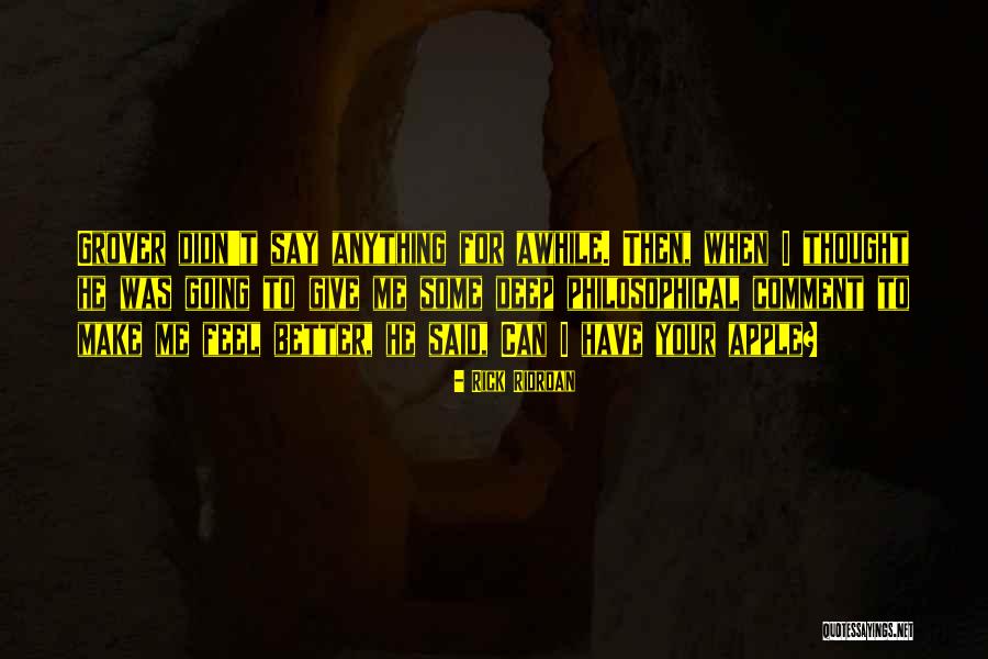 Foudy Chiro Quotes By Rick Riordan Foudy Chiro Quotes By Rick Riordan