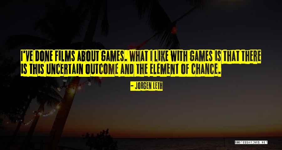 Foudy Quotes By Jorgen Leth Foudy Quotes By Jorgen Leth