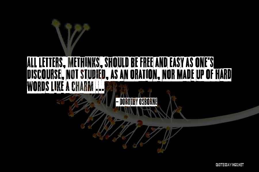 Foughali Mohamed Quotes By Dorothy Osborne Foughali Mohamed Quotes By Dorothy Osborne