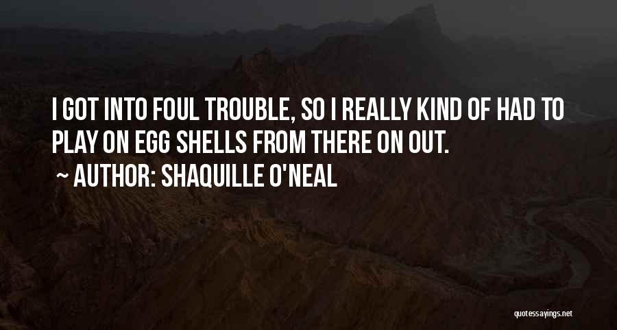 Foul Play Quotes By Shaquille O'Neal