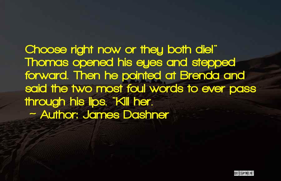 Foul Words Quotes By James Dashner