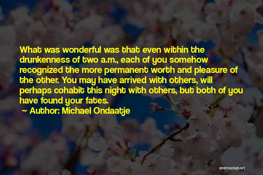 Found Each Other Quotes By Michael Ondaatje