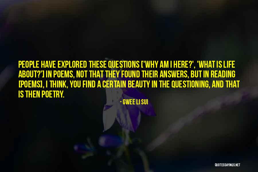 Found Out Answers To All Questions Quotes By Gwee Li Sui Found Out Answers To All Questions Quotes By Gwee Li Sui