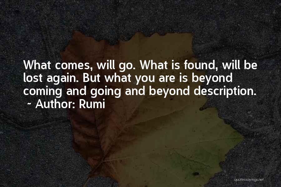 Found You Again Quotes By Rumi