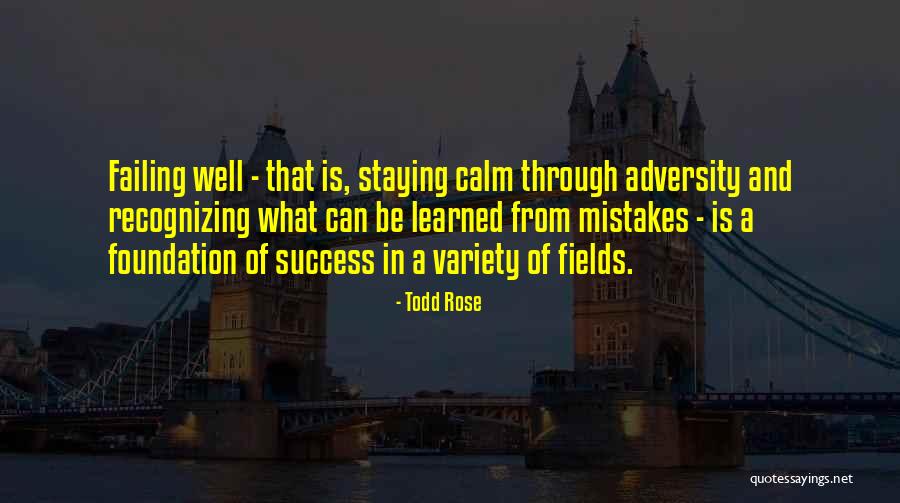Foundation And Success Quotes By Todd Rose Foundation And Success Quotes By Todd Rose