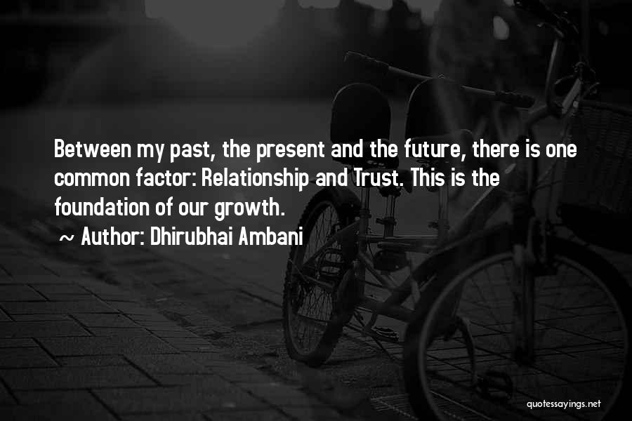 Foundation For Growth Quotes By Dhirubhai Ambani