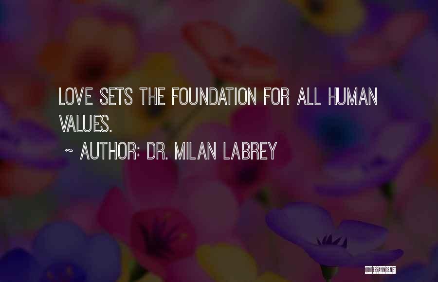 Foundation For Growth Quotes By Dr. Milan LaBrey
