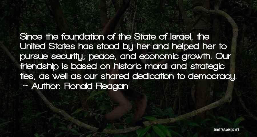 Foundation For Growth Quotes By Ronald Reagan