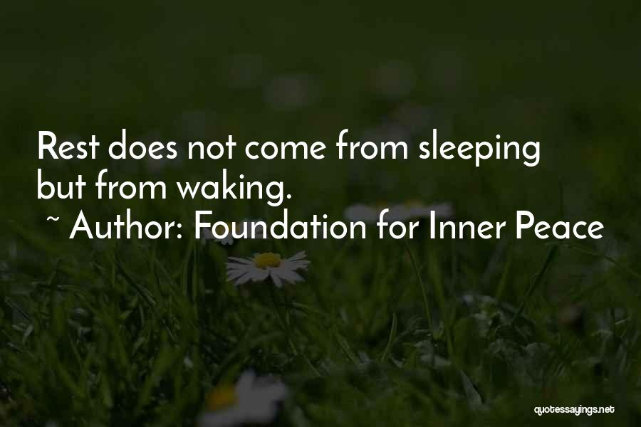 Foundation For Inner Peace Quotes 341187