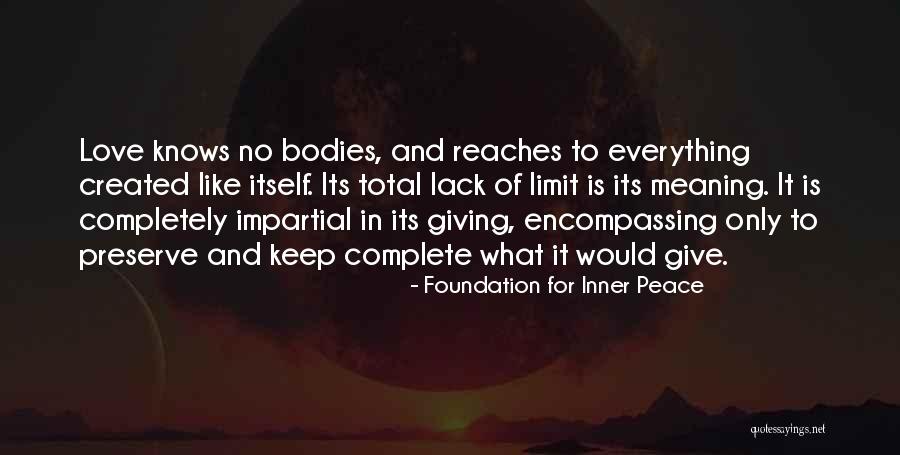 Foundation For Inner Peace Quotes 708237