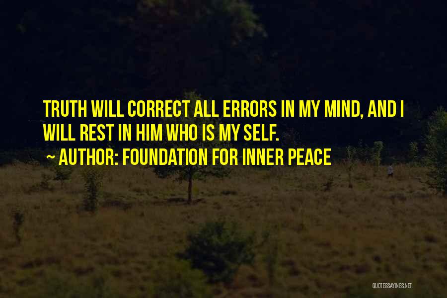 Foundation For Inner Peace Quotes 78078