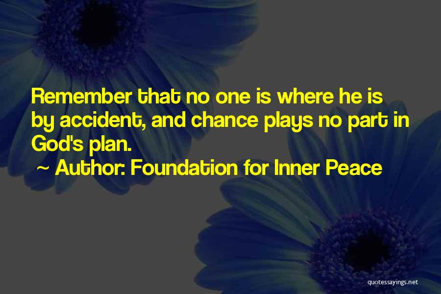 Foundation For Inner Peace Quotes 882456