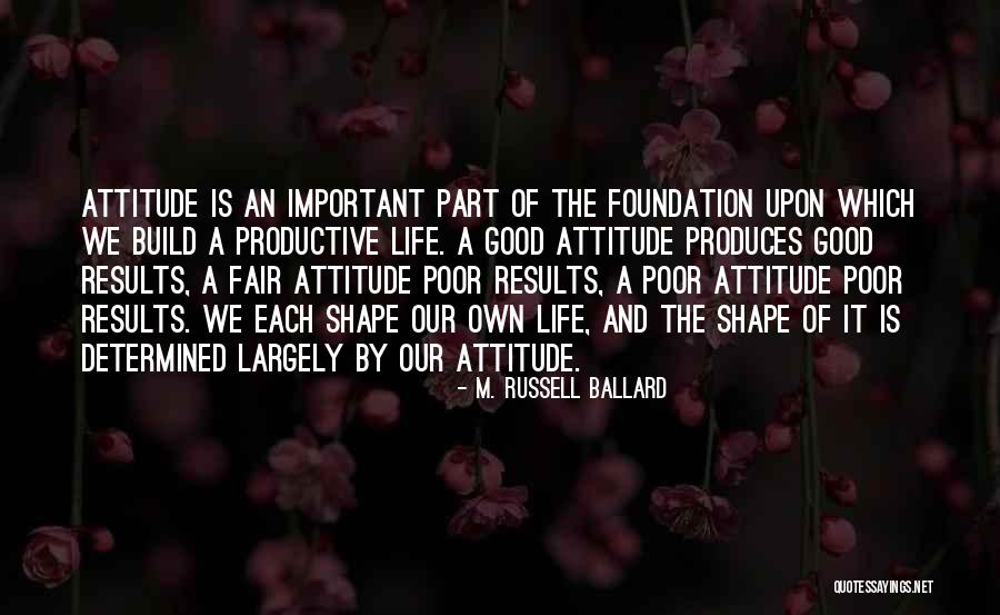 Foundation Important Quotes By M. Russell Ballard Foundation Important Quotes By M. Russell Ballard