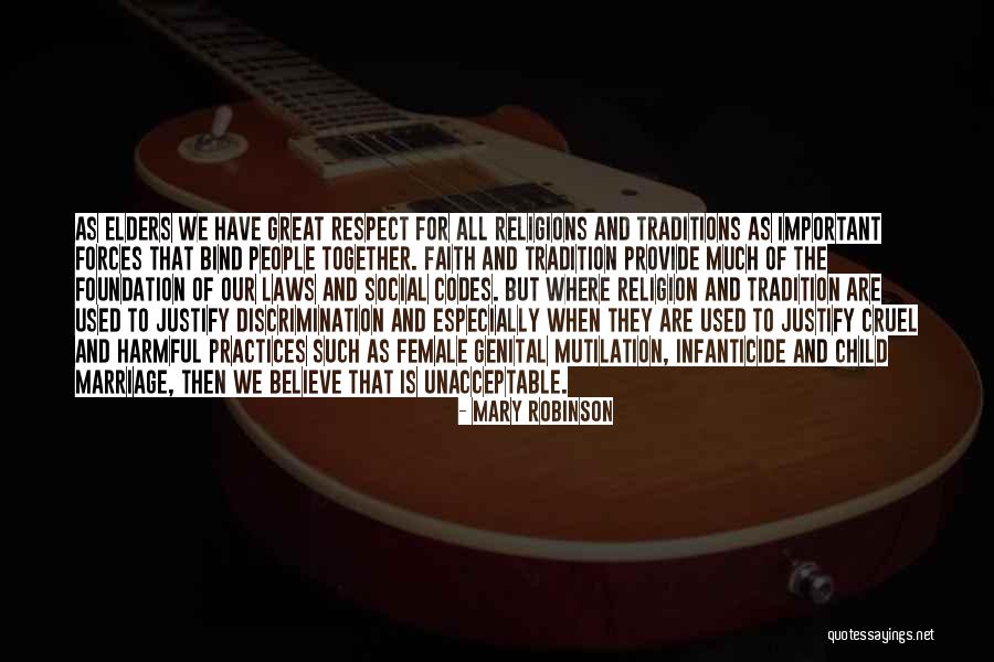 Foundation Important Quotes By Mary Robinson Foundation Important Quotes By Mary Robinson