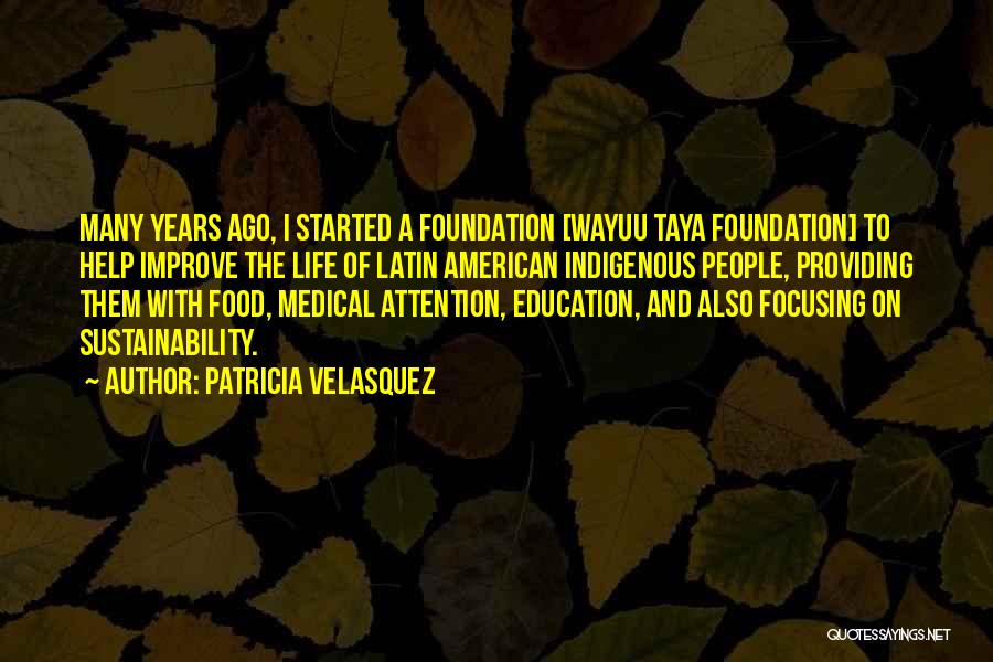 Foundation Of Education Quotes By Patricia Velasquez