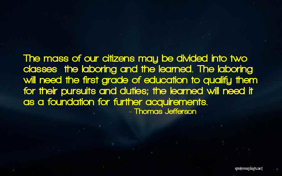 Foundation Of Education Quotes By Thomas Jefferson