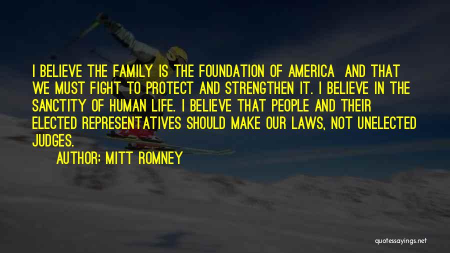 Foundation Of Family Quotes By Mitt Romney