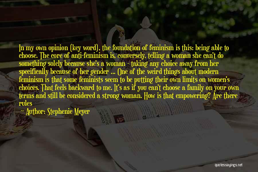 Foundation Of Family Quotes By Stephenie Meyer