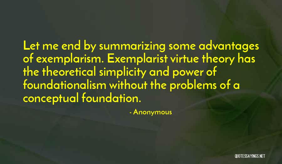 Foundationalism Theory Quotes By Anonymous Foundationalism Theory Quotes By Anonymous