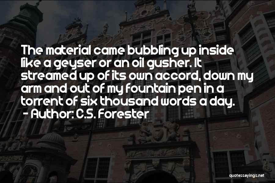 Fountain Pen Quotes By C.S. Forester