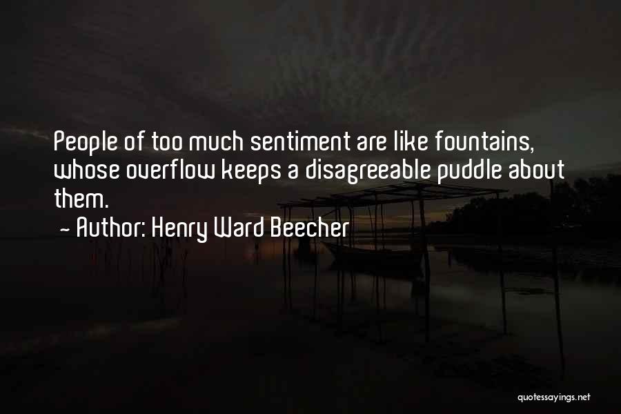 Fountains Quotes By Henry Ward Beecher